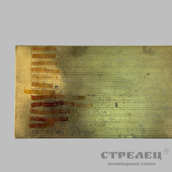 картинка — артиллерийская шкала. российская империя, последняя четверть 18 века